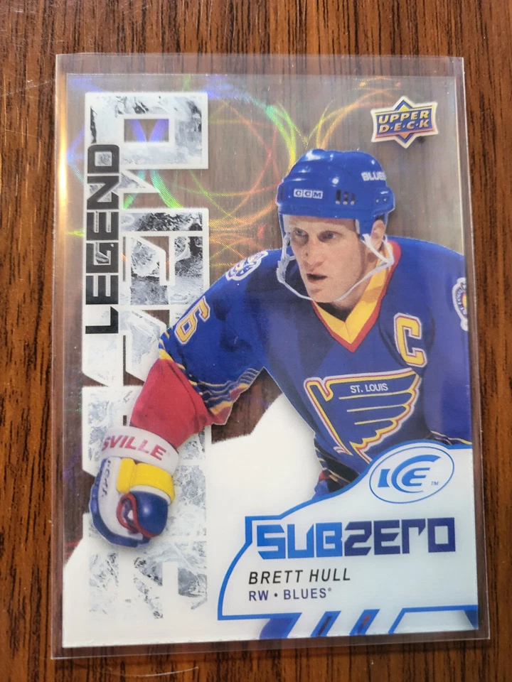 2017-18 Upper Deck Hockey UD Ice Subzero # SZ-10 Brett Hull Blues - Image 1 of 2