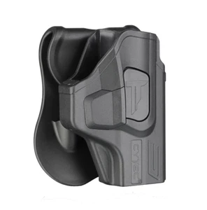 For Glock 26 27 Gen 1,2,3,4,5 Level 2 OWB Paddle Holster w Quick Release Button - Picture 1 of 15