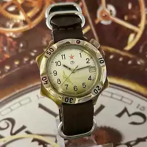 Vintage USSR Vostok Komandirskie Military Wristwatch - Picture 1 of 4