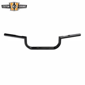 Glossy Black 1" Upsides Handlebars Vintage Custom Models 5" Rise 28.3" Width - Picture 1 of 7