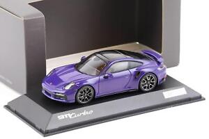 1:43 Spark Porsche 911 (992) Turbo Coupé Ultra Violet Wap Dealer