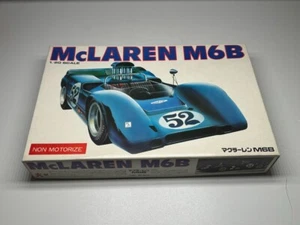 Bandai 1/20 McLaren M6B Model Kit Complete Decals & Instructions Sealed Parts - Picture 1 of 9