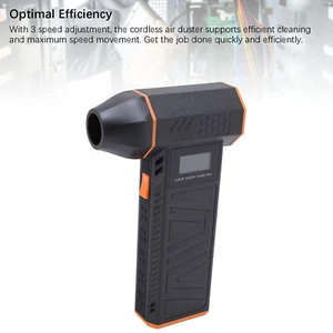Electric Air Duster 140000RPM 3 Adjustable Wind Speed Fast Charging Cordless Kit - Picture 1 of 12
