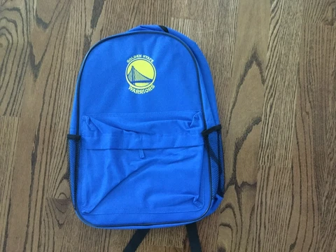 Golden State Warriors Backpack (no sponsor)-NEW Cover