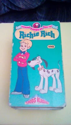 Hanna Barbera - Richie Rich 1981 VHS rare 80s cartoons 4 original episodes OOP - Image 1 of 2