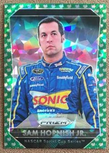 2016 Panini Prizm Green Flag Prizms Sam Hornish Jr. /149 #9