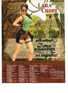 TOMB RAIDER Lara Croft action figure Playmates Pubblicità Advertising Magazine - Foto 1 di 1
