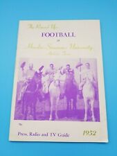 HARDIN-SIMMONS - COLLEGE FOOTBALL MEDIA GUIDE - 1952 - EX+/NM SHAPE