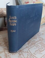 Janes Fighting Ships 1942 by Fred T JANE original edition with original case