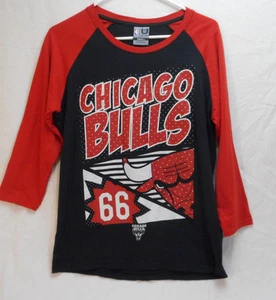Chicago Bulls Unisex Mehrfarbig 3/4 Ärmel NBA Shirt Größe Small - Bild 1 von 2
