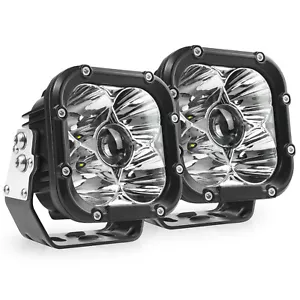 MICTUNING LED Pods Light, 5 Inch 70W LED Work Light Off Road Driving Lights - Foto 1 di 24