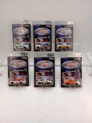 6 Vintage 1996 Darrell Waltrip 17 Racing Action Platinum Series Nascars 1/64   - Image 1 of 4