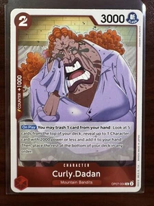 One Piece CCG - Rizado. Dadan OP07-004 - 500 años en el futuro - Inglés - Imagen 1 de 2
