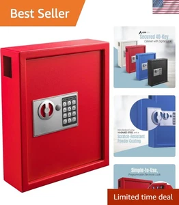 Comodo Organizzatore di Chiavi - 40 Chiavi, Serratura Digitale, Montaggio a Parete - Foto 1 di 9