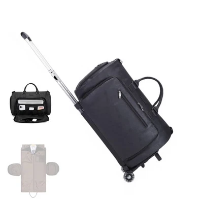 Bolsa de ropa enrollable para viaje. Traje de equipaje bolsa de lona para hombre y con... Foto 1 de 4