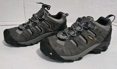 New KEEN Utility Women's Size 7 Low Steel Toe Non-Slip Work Shoe Gray Vented - Image 1 of 4