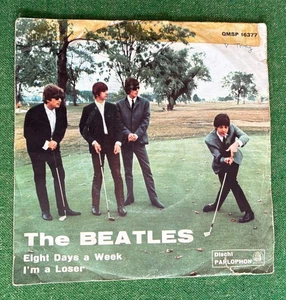 BEATLES EIGHT DAYS A WEEK POP ROCK VINYL RECORD 45 RPM QMSP 16377 - Picture 1 of 6