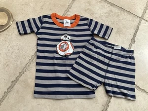 HANNA ANDERSSON Star Wars BB-8 Striped Organic Short pajamas, Size 110 (5) - Picture 1 of 8