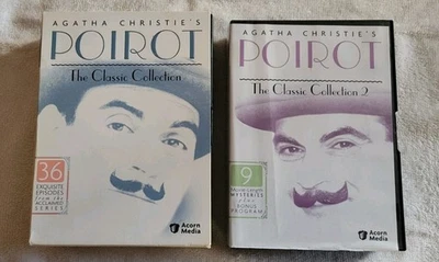 Poirot - The Classic Collection 1 &2 (DVD, 12-Disc Series & 10 Disc Movies  Good - Image 1 of 4