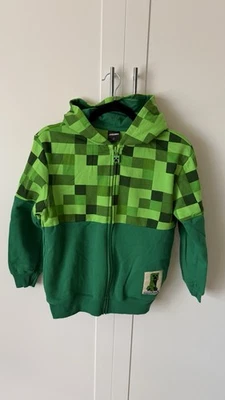 Sudadera con Capucha Chicos Minecraft Creeper Personaje, Talla Grande Foto 1 de 4