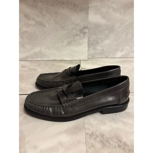 Mocassino donna Mango raccolto pelle bovina grigio taglia 7,5 euro 38 nuovo - Foto 1 di 7