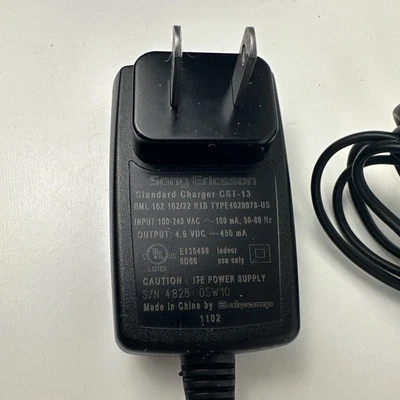 Sony Ericsson стандартное зарядное устройство CST-13 4020078-US BML162 162/23 R1B подлинный OEM - Изображение 1 из 4