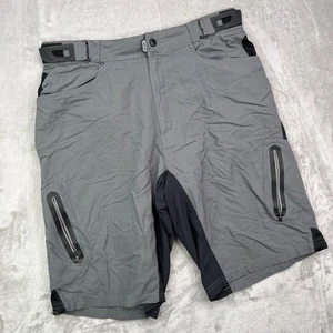 Zoic Shorts Herren XL Ether 11" Cargo Reißverschlusstasche MTB Mountainbike ungefüttert grau - Bild 1 von 13
