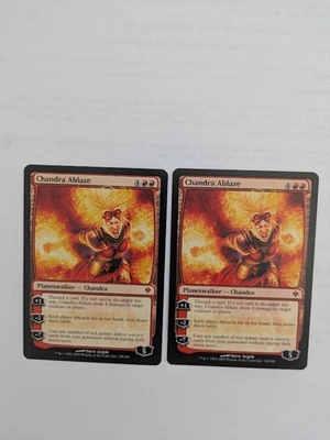 2 Chandra Ablaze Zendikar MTG NM Free shipping with tracking - Image 1 of 2