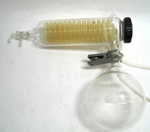 Buchi Rotavapor Kondensator & Pyrex Aufnahmekolben für R110 - Bild 1 von 6