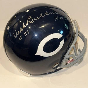 DICK BUTKUS Signed Full-Size Chicago BEARS Proline VSR4 Helmet PSA COA & Insc - Picture 1 of 8