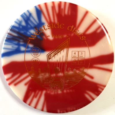 Westside Vip MyDye American Flag Harp - 177g Scaled (Zone Like) Used - Image 1 of 4