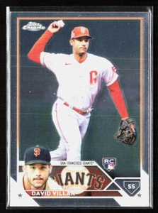 2023 Topps Chrome #117 David Villar - Picture 1 of 2