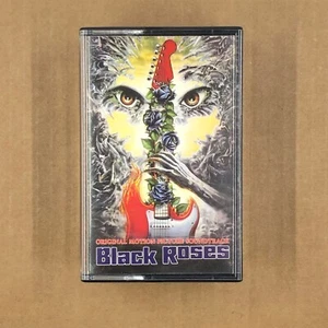 BLACK ROSES Cassette Tape 1988 ORIGINAL SOUNDTRACK Hallows Eve Tempest Rare - Picture 1 of 5
