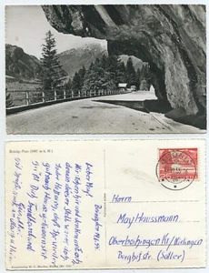 74555 - Brünig-Pass - Echtfoto - Ansichtskarte, gelaufen 19.6.1955 - Picture 1 of 2