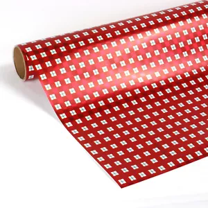 The Pioneer Woman Christmas Red Plaid 45 Square Foot Premium Gift Wrapping Paper - Picture 1 of 3