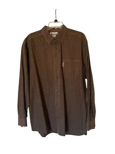 Columbia Sportswear Company Men’s XL Casual/Dress Long Sleeve Shirt Deep Brown - Picture 1 of 11
