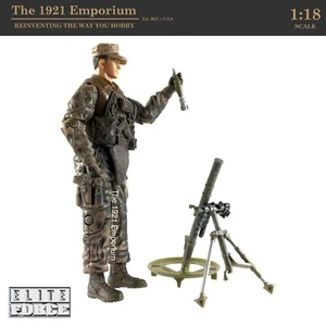 1:18 Blue Box Toys BBi Elite Force Modern USMC US Marine Corps Mortarman Figure - Picture 1 of 3