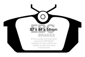 EBC Greenstuff Rear Brake Pads for Fiat Uno 1.4 Turbo (90 > 94) - Picture 1 of 1