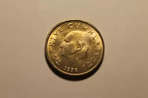 1998 Turkey Bin Lira - Turkish 50,000 Lira Coin KM 1056 - Picture 1 of 5