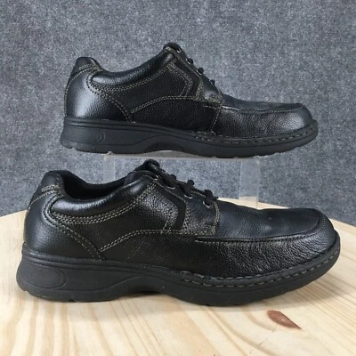 Croft и Barrow платье туфли мужские 12 Оксфорд черный кожаный шнурует вверх повседневный комфорт - Изображение 1 из 4