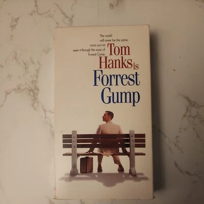 FORREST GUMP Tom Hanks VHS Tape, COMPLETE/TESTED SEE PHOTOS (VHS47) Foto 1 de 4