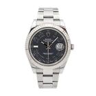 2014 Rolex Datejust 41mm 116334 Ghost Dial Oyster Stainless Steel Men’s Watch
