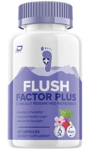 Flush Factor Plus Capsule Supplement – Factor Flush Plus Pills Natural Formula.. - Picture 1 of 3
