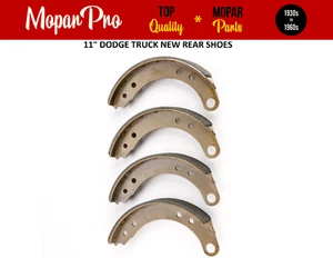 1956 1957 1958 DODGE TRUCK BRAND NEW REAR SHOES 11" B SERIES TRUCK FARGO - Picture 1 of 4