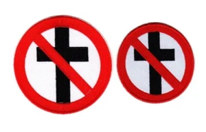 Bad Religion Crossbuster Patch | Cross Red X American Punk Rock Music Band Logo - Picture 1 of 3