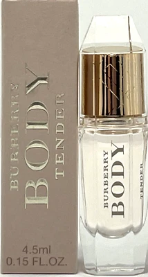 BURBERRY BODY TENDER EAU DE TOILETTE MINI SPLASH WOMEN 0.15 Oz / 4.5 ml TRAVEL! - Image 1 of 4