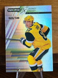 2020-21 Upper Deck Synergy FX Sidney Crosby FX-5 /749 Penguins - Picture 1 of 2