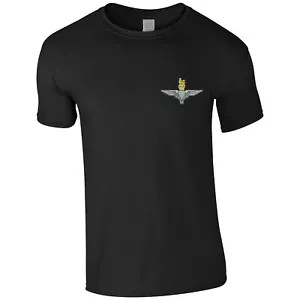 Parachute Regiment Paratrooper Paras British Army Embroidered Men's T Shirt - Picture 1 of 10