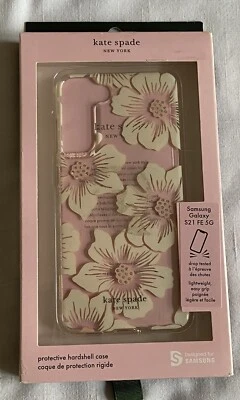 Kate Spade Hardshell Case for Samsung Galaxy S21 FE 5G - Cream Floral/Clear - Image 1 of 4