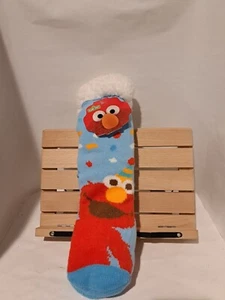 Nuovi calzini sherpa blu festa adulti Elmo coriandoli sesamo fondo pedale non bambino - Foto 1 di 5